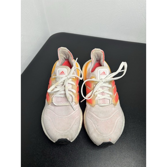 Adidas UltraBoost 22 Running Shoes GX5595 orange/white Women's Size 6‎ Athletic - Picture 5 of 8